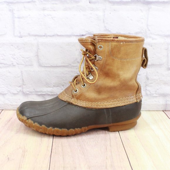 L.L. Bean Shoes Vintage Ll Bean Maine Hunting Shoe Tan Leather
